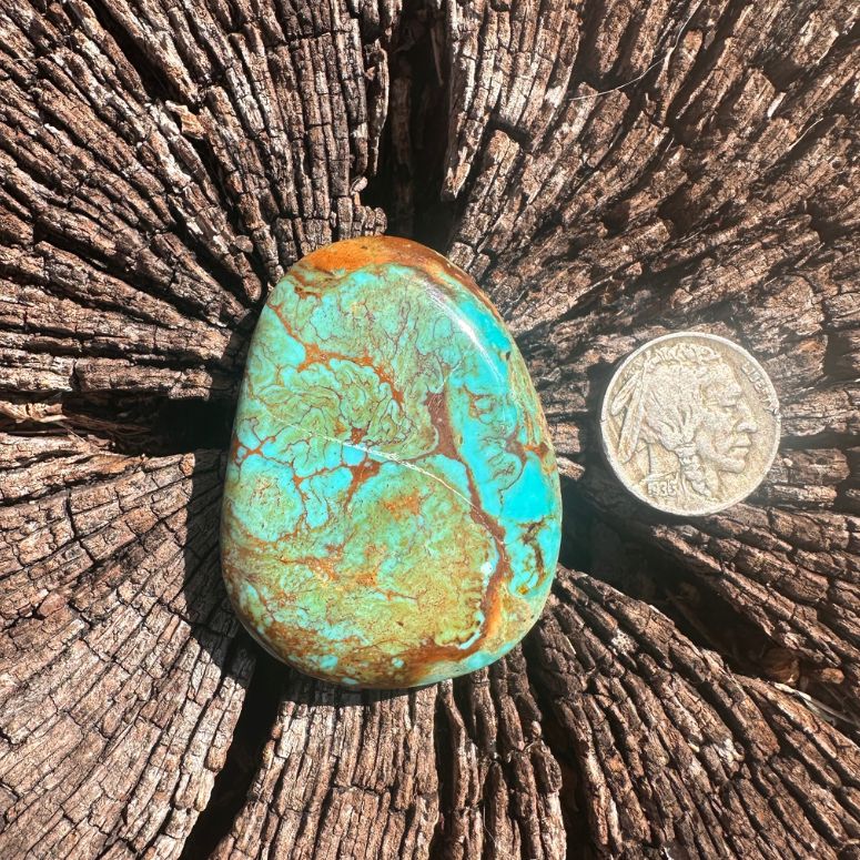 120ct Kingman Turquoise Cab