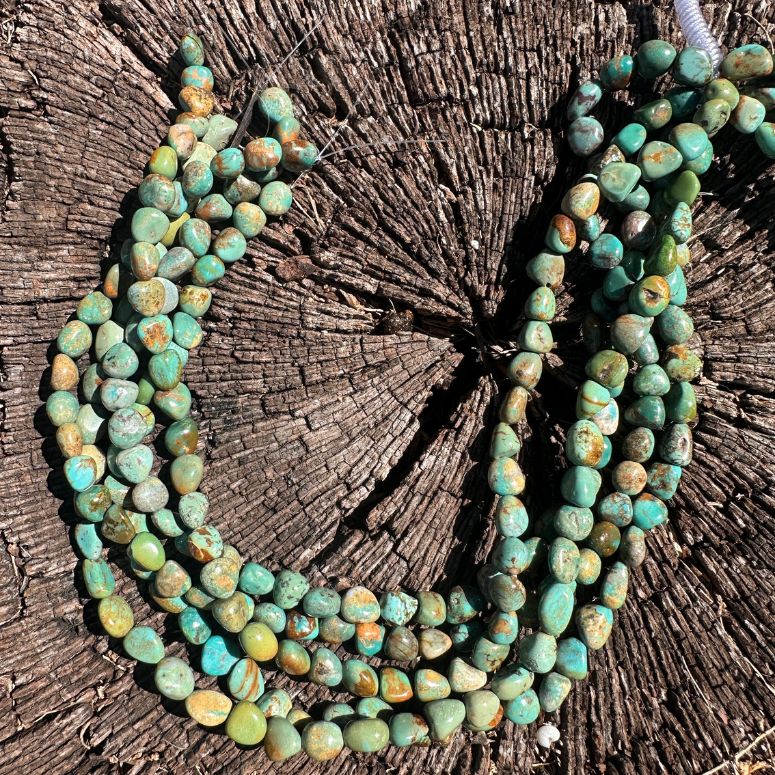 Kingman Turquoise Nugget Strand