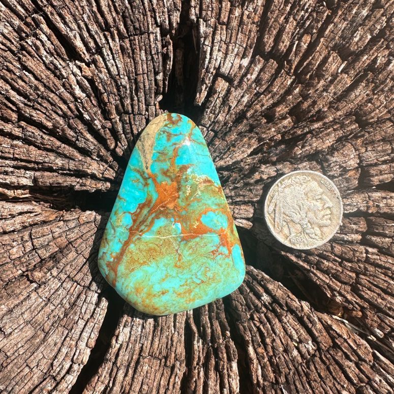 90ct Kingman Turquoise Cab