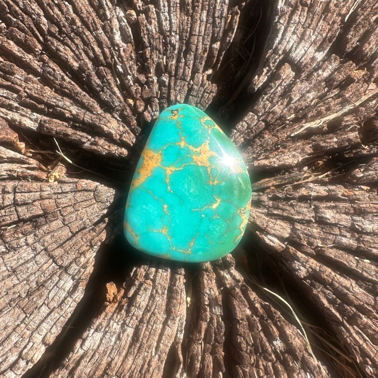 37ct Kingman Turquoise Cab