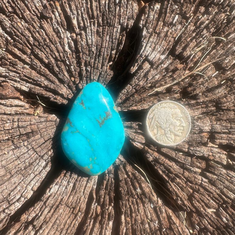 61ct Kingman Turquoise Cab