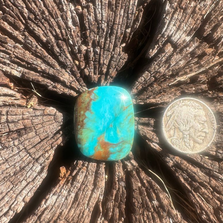27ct Kingman Turquoise Cab