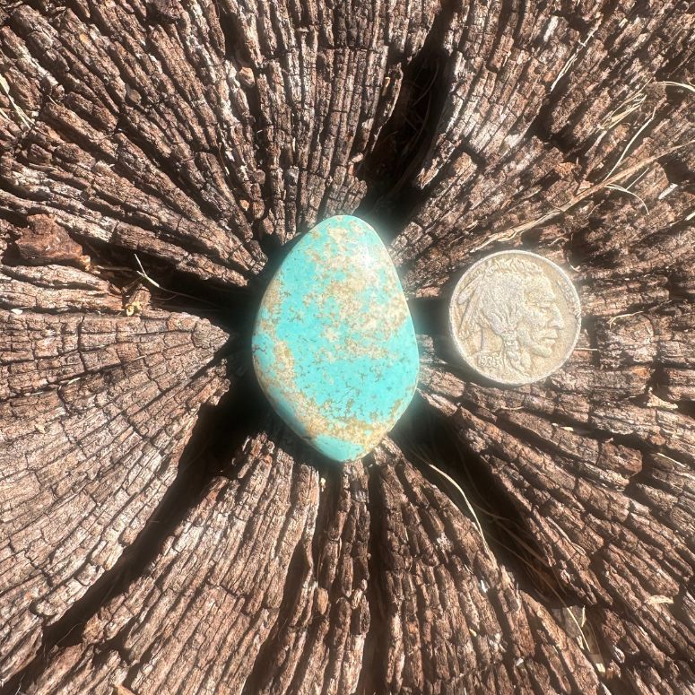 37ct #8 Turquoise Mine Cab