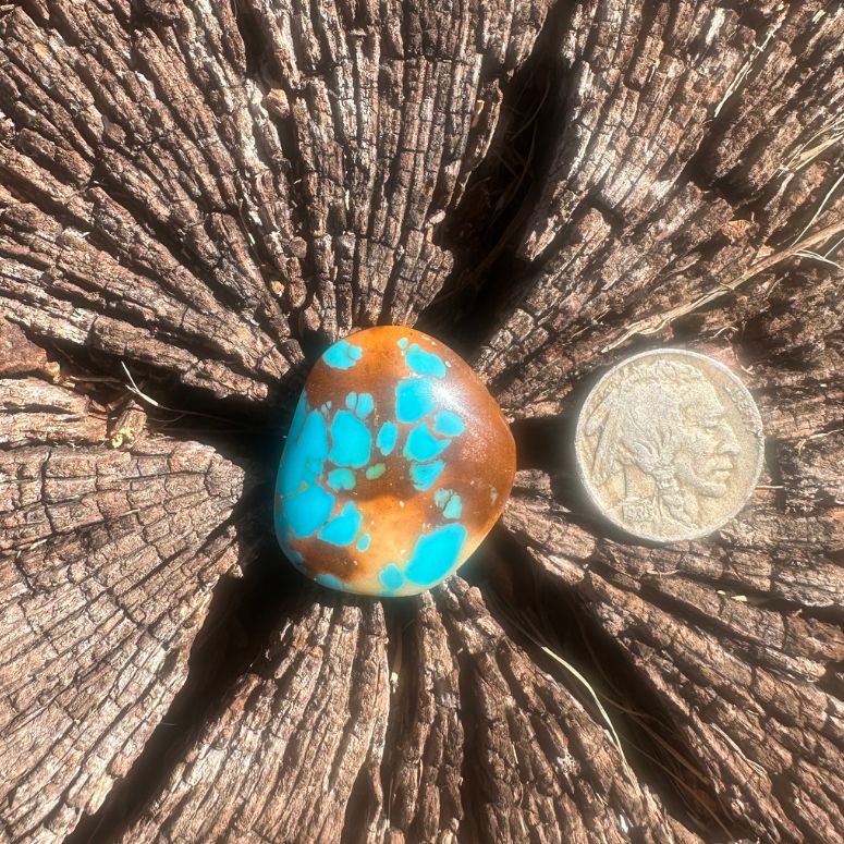 38ct Kingman Turquoise Cab