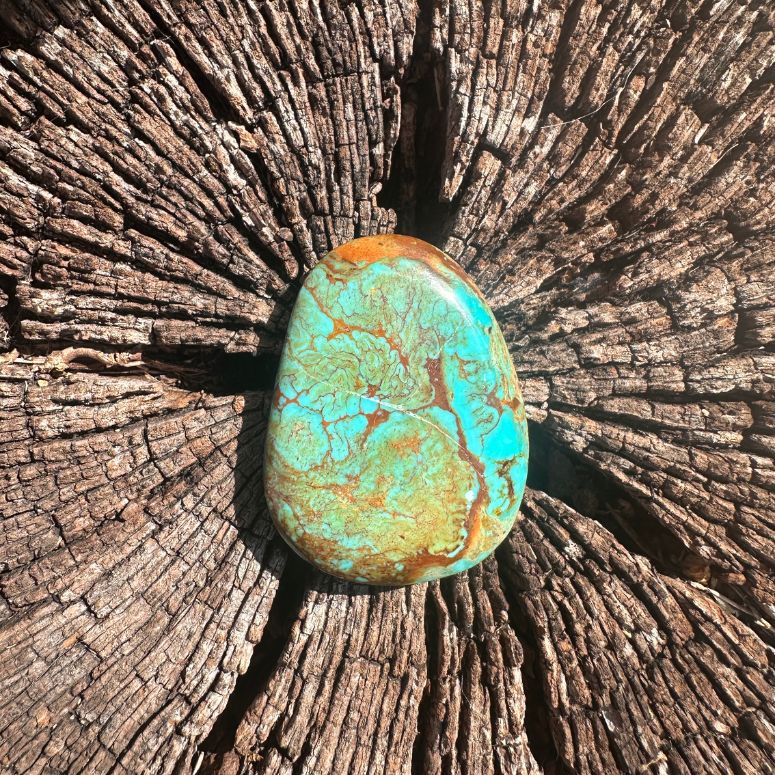120ct Kingman Turquoise Cab