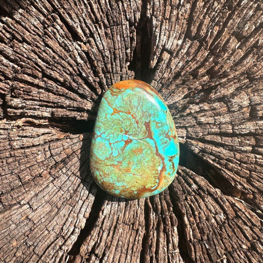 120ct Kingman Turquoise Cab
